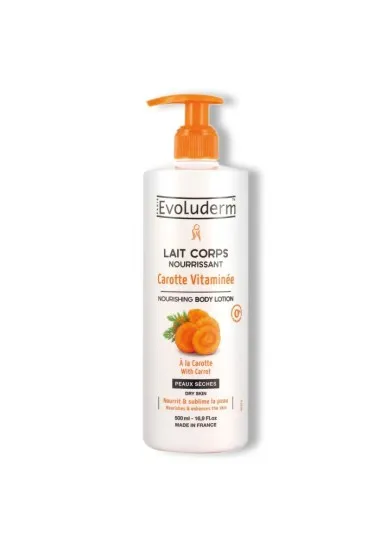 LAIT De Corps Evoluderm Carotte Vitaminée - evoluderm