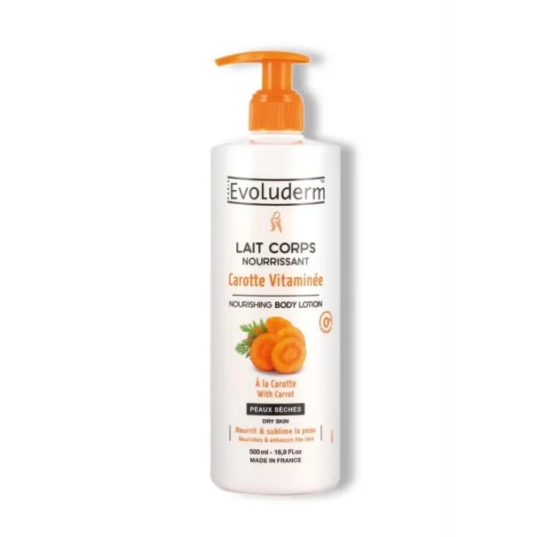 LAIT De Corps Evoluderm Carotte Vitaminée - evoluderm