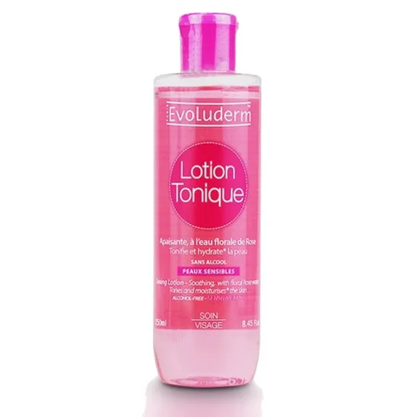 Lotion Tonique evoluderm PEAUX SENSIBLES