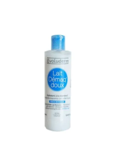 Lait Démaquillant evoluderm  HYDRATANT A LA VITAMINE E - evoluderm
