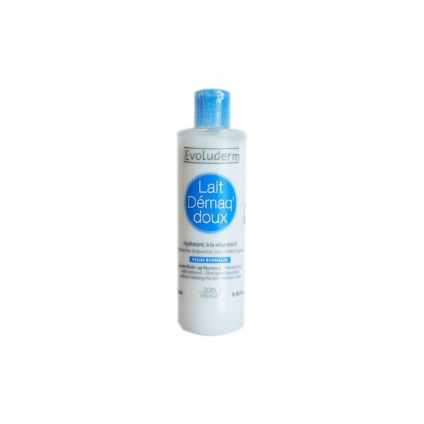 Lait Démaquillant evoluderm  HYDRATANT A LA VITAMINE E - evoluderm