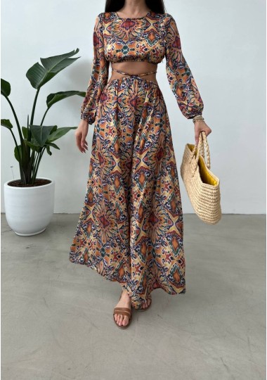 Robe Longue Imprimée