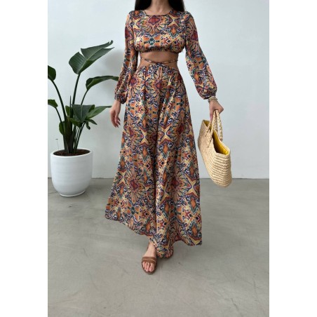 Robe Longue Imprimée