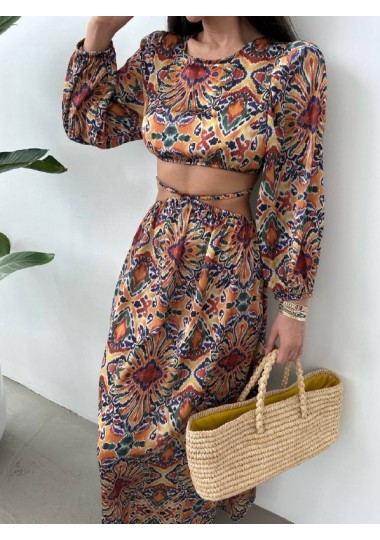 Robe Longue Imprimée Soldes Shein - 1