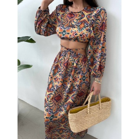 Robe Longue Imprimée Soldes Shein - 1