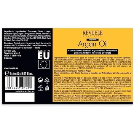 Ampoules Revuele ARGAN OIL