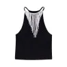 Top En Maille Court Avec Strass SH/3262 - Unbranded