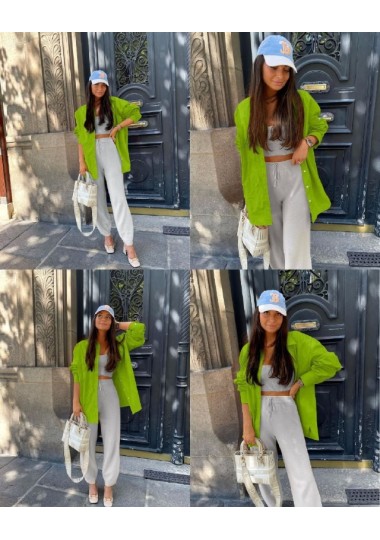 CHEMISE EN POPELINE OVER SIZE