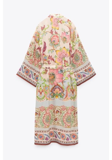 Kimono Imprimé Satiné