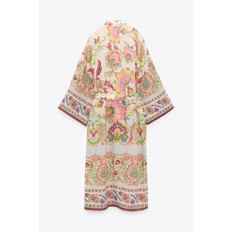 Kimono Imprimé Satiné