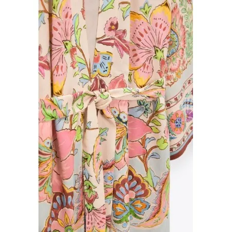 Kimono Imprimé Satiné SH/5087 - Unbranded