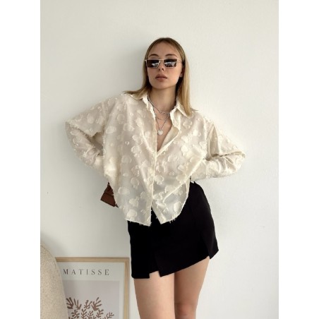 Chemise Fluide Brodée Soldes Shein - 1