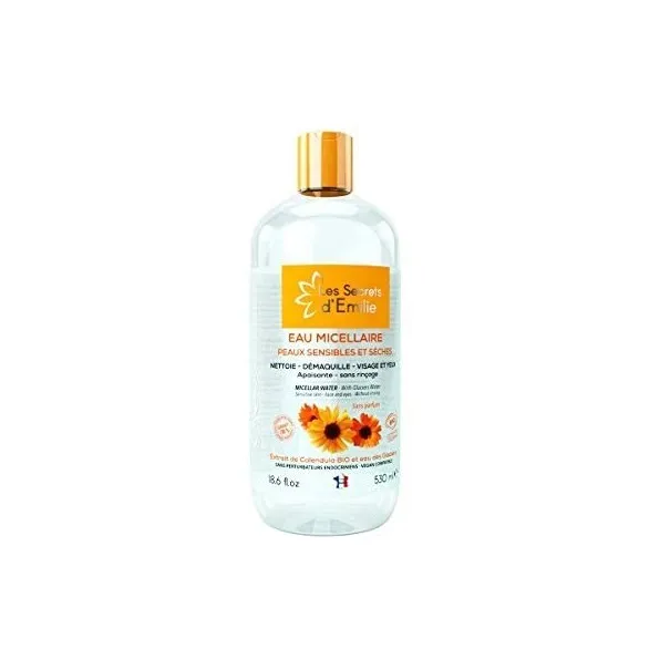 Eau Micellaire Les secrets d'emilie PEAUX SENSIBLES ET SÉCHES - Les secrets d'emilie Eau Micellaire Les secrets d'emilie PEAUX SENSIBLES ET SÉCHES - Les secrets d'emilie