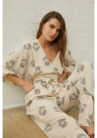 Set Chemise Et Pantalon Imprimés SH/7146 - SHEIN