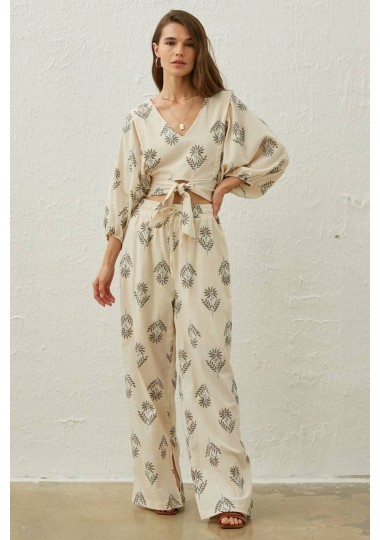 Set Chemise Et Pantalon Imprimés SH/7146 - SHEIN