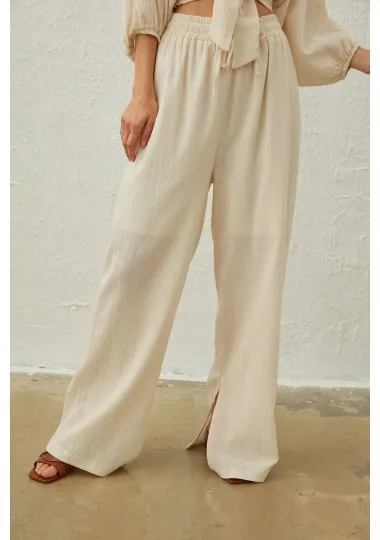 Pantalon taille haute Large SH/7147 - Unbranded