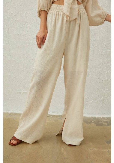 Pantalon taille haute Large SHEIN - 3