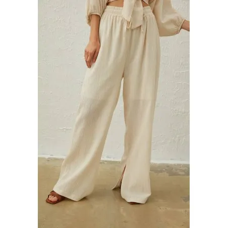 Pantalon taille haute Large SH/7147 - 