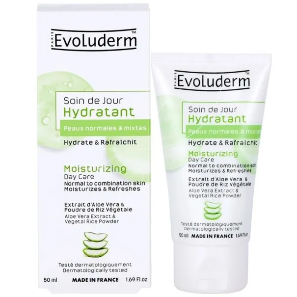 Crème Visage Hydratante evoluderm PEAUX NORMALES À MIXTES - evoluderm Crème Visage Hydratante evoluderm PEAUX NORMALES À MIXTES - evoluderm