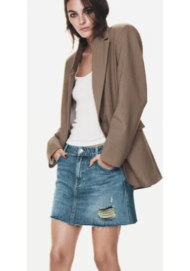 Jupe Courte En Jean SH/7211 - Unbranded