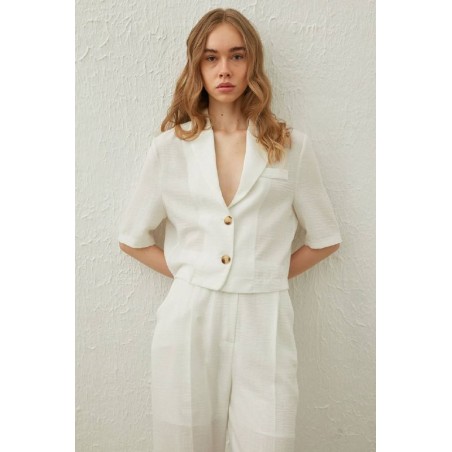 Set Chemise Courte Et Pantalon En Lin SH/7188