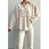 Chemise Avec Crochet En Laine - Unbranded