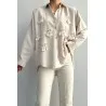 Chemise Avec Crochet En Laine - Unbranded