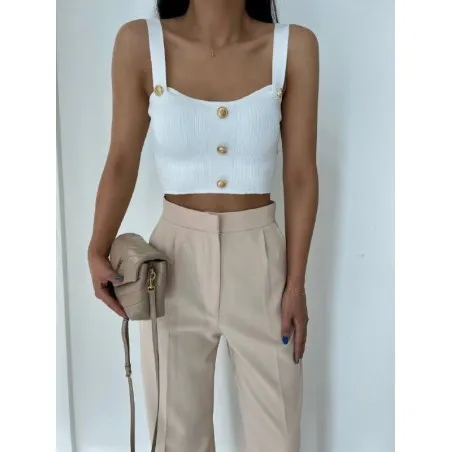 Crop Top En Maille SH/TA290099 - Unbranded