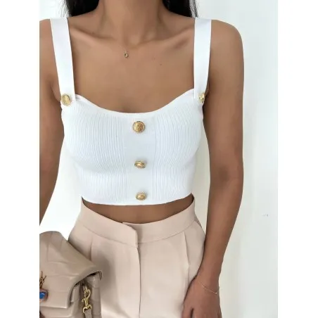 Crop Top En Maille SH/TA290099 - Unbranded