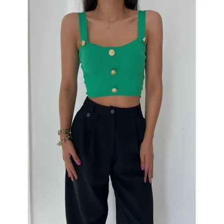Crop Top En Maille SH/TA290099 - Unbranded