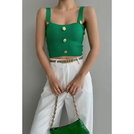 Crop Top En Maille SH/TA290099 - Unbranded