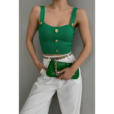 Crop Top En Maille SH/TA290099 - Unbranded