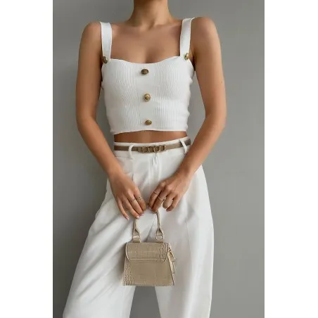 Crop Top En Maille SH/TA290099 - Unbranded