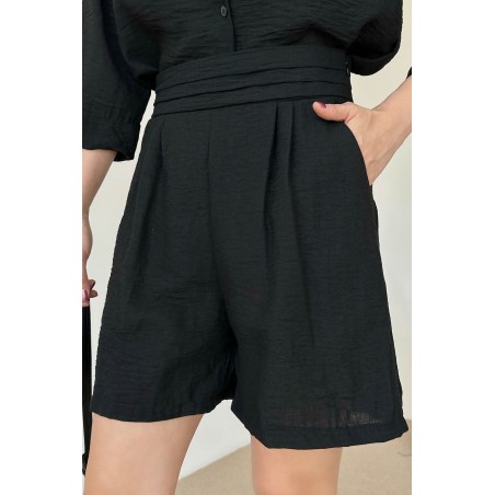 Set Chemise Et Short En Lin SH/DT240031
