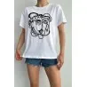 T-SHIRT À SILHOUETTE BRODÉE SH/310057 - Unbranded