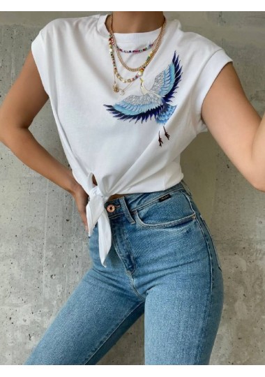 T-shirt Basique Blanc