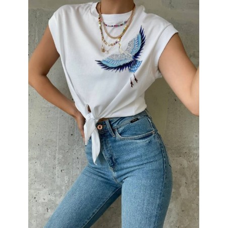 T-shirt Basique Blanc