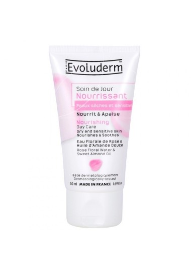 Soin nourrissant Visage evoluderm  PEAUX SÈCHES ET SENSIBLES - evoluderm