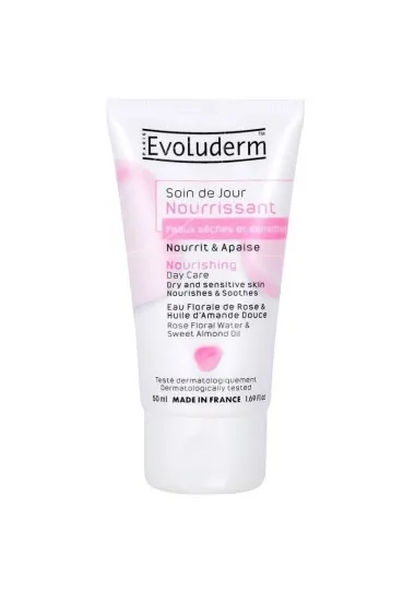 Soin nourrissant Visage evoluderm  PEAUX SÈCHES ET SENSIBLES - evoluderm