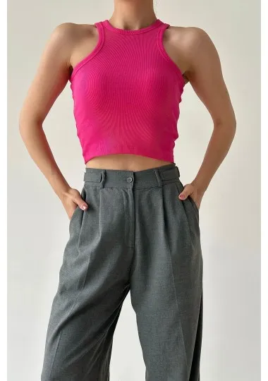 Crop Top En Maille SH/2100 - Unbranded
