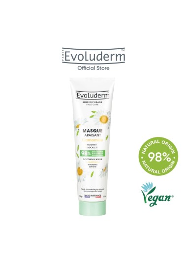 Masque visage apaisant evoluderm  CAMOMILLE - evoluderm