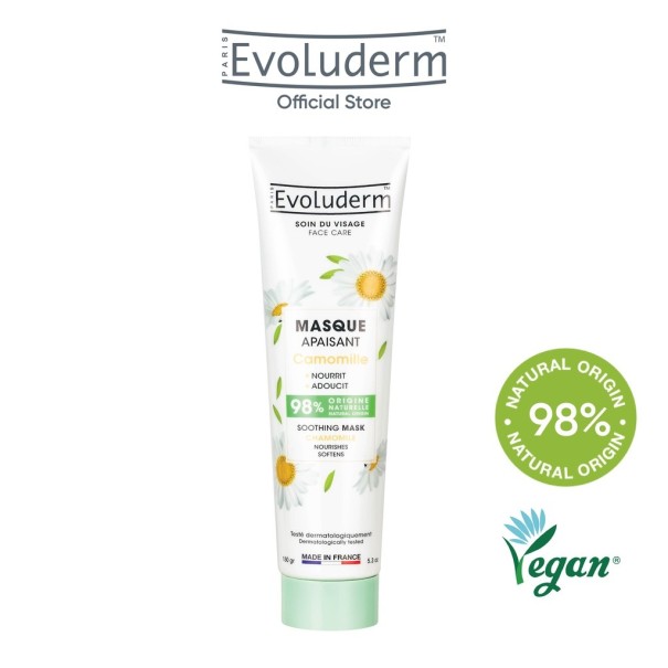 Masque visage apaisant evoluderm  CAMOMILLE - evoluderm