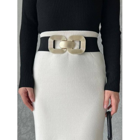 Ceinture En Cuir Pour Femme SH/AK1807 SHEIN - 1