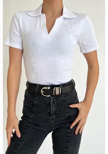 Top Crope En Maille SHEIN - 1
