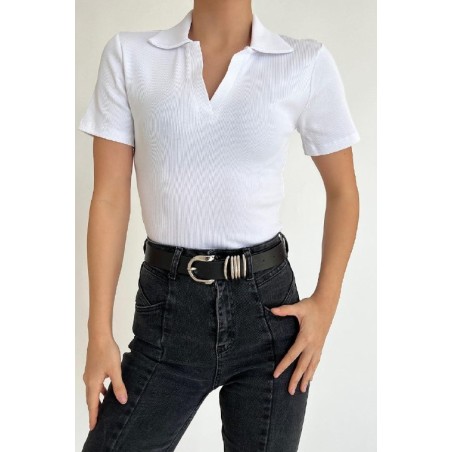Top Crope En Maille SHEIN - 1