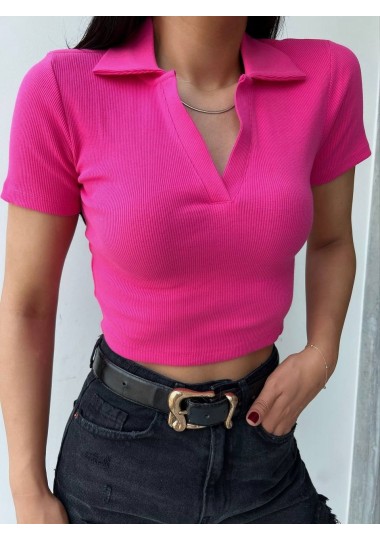 Top Crope En Maille SHEIN - 6