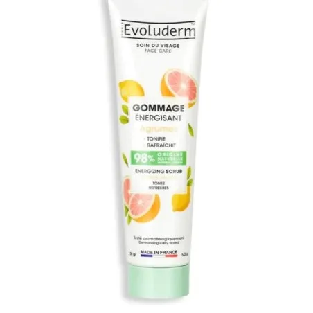 Gommage de visage evoluderm  ÉNERGISSANT - evoluderm