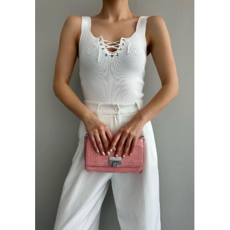 Crop Top Sans Manches Soldes Shein - 1