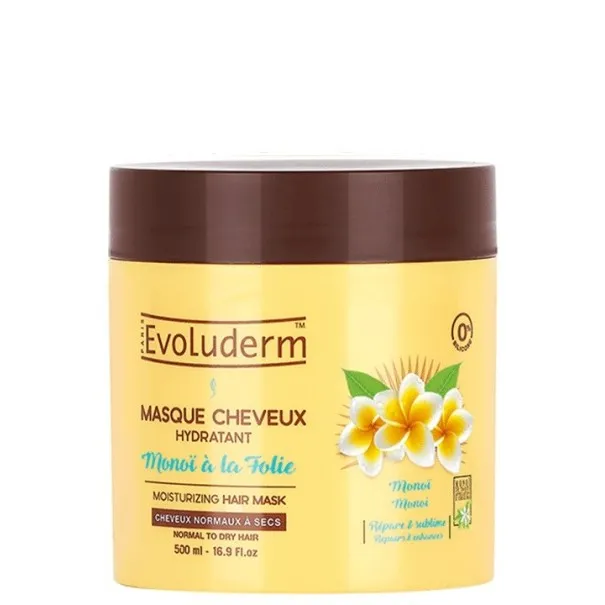 MASQUE CHEVEUX evoluderm MONOI A  LA FOLIE