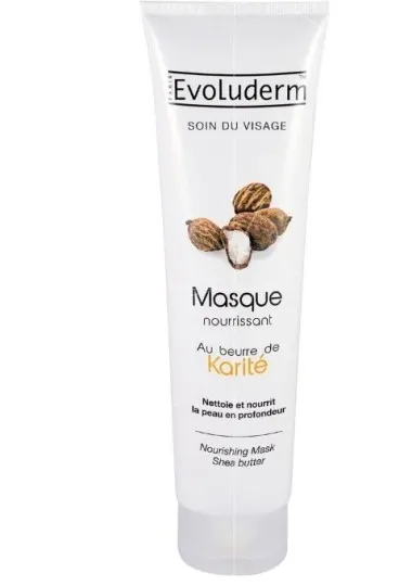 Masque nourrissante Visage evoluderm  AU BEURRE DE KARITÉ - evoluderm